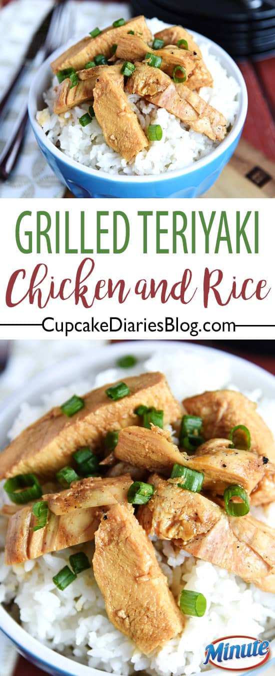 Grilled Teriyaki Chicken and Rice - Cupcake Diaries