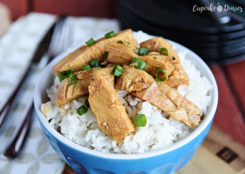 Grilled Teriyaki Chicken and Rice