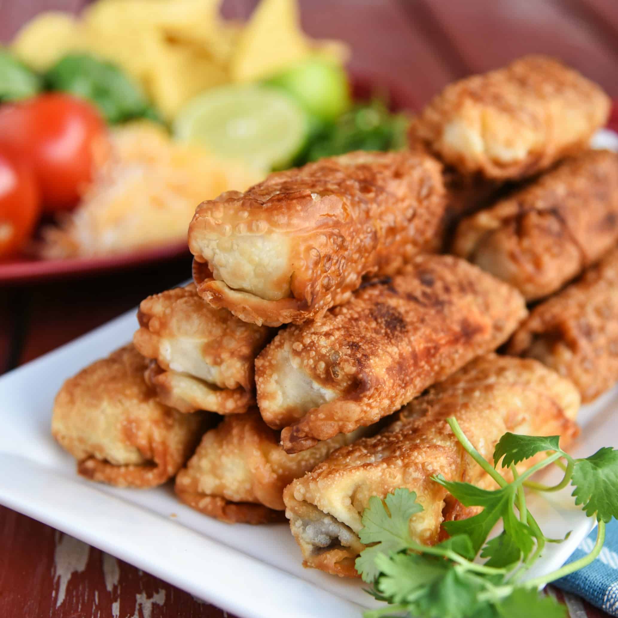 Shredded Beef Chimichangas - Cooking with Curls