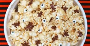 Sticky Caramel Marshmallow Popcorn – 30 Days of Halloween: Day 24