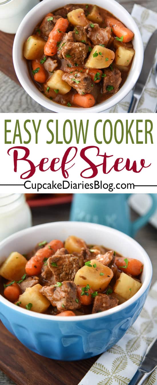 Easy Slow Cooker Beef Stew