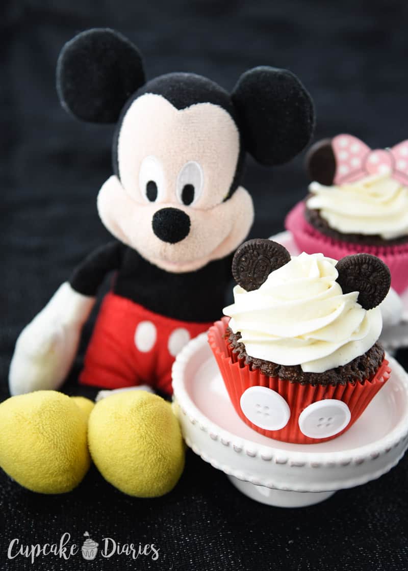 Mickey och Minnie Cupcakes