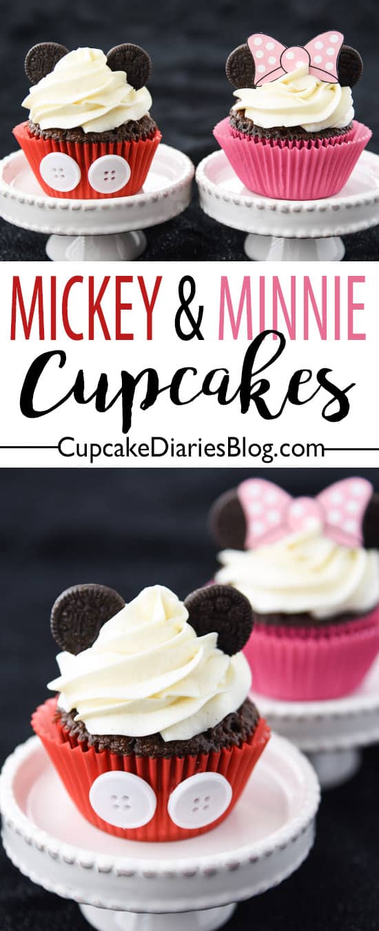 Mickey And Minnie Cupcakes