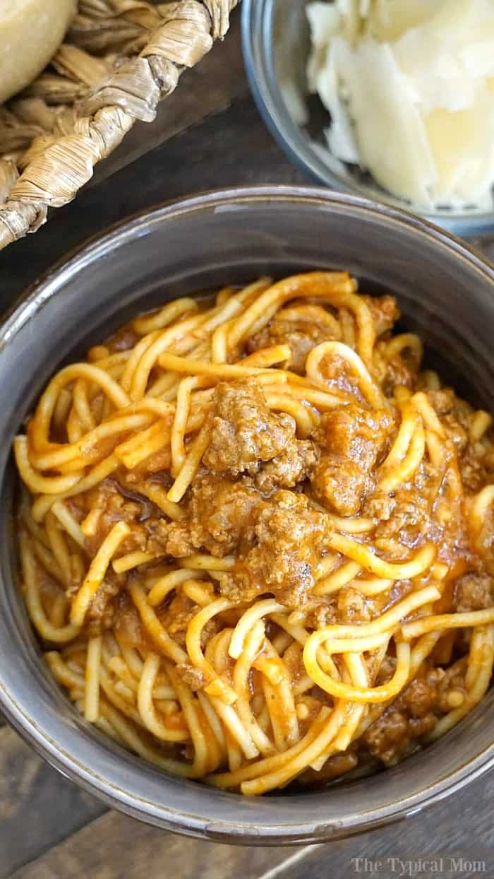 10 Minute Instant Pot Spaghetti