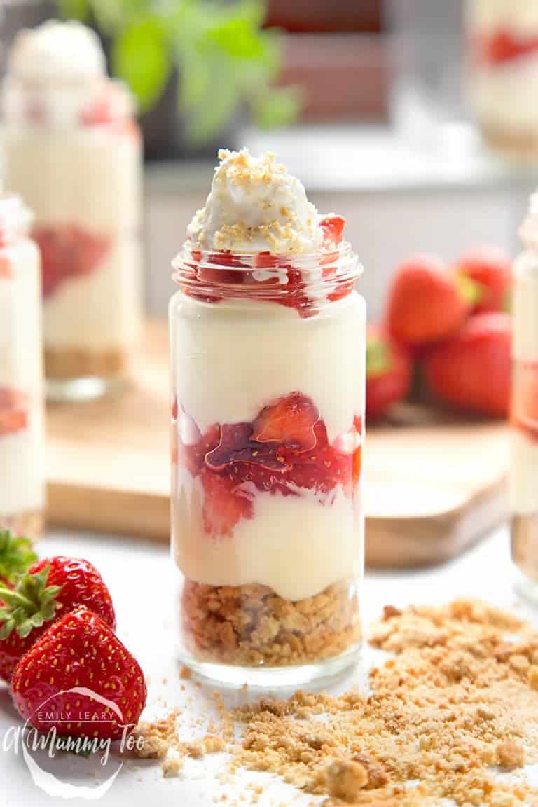 Strawberry No Bake Cheesecake