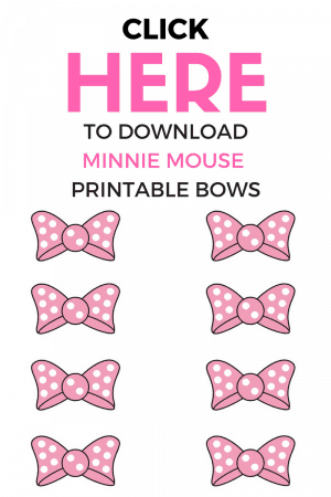 Download Minnie Mouse Printable Bows