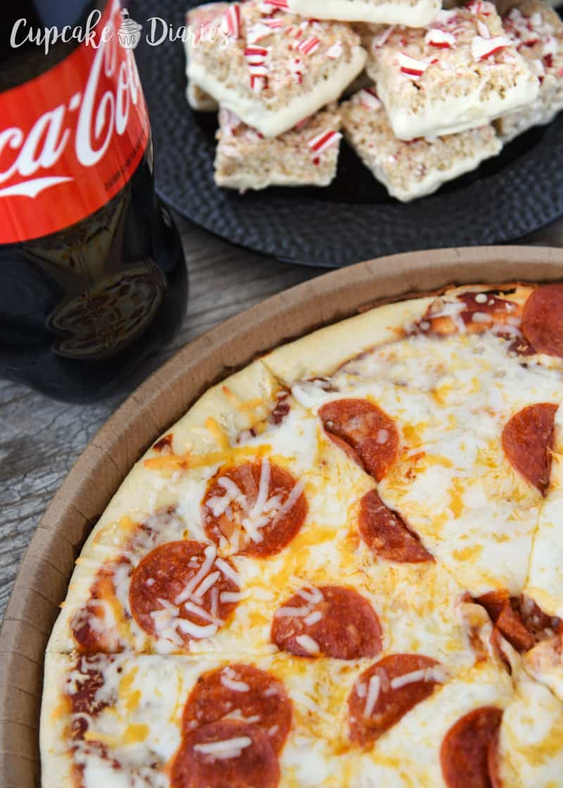 WinCo Pizza and Coca-Cola 2 Litters for Dinner