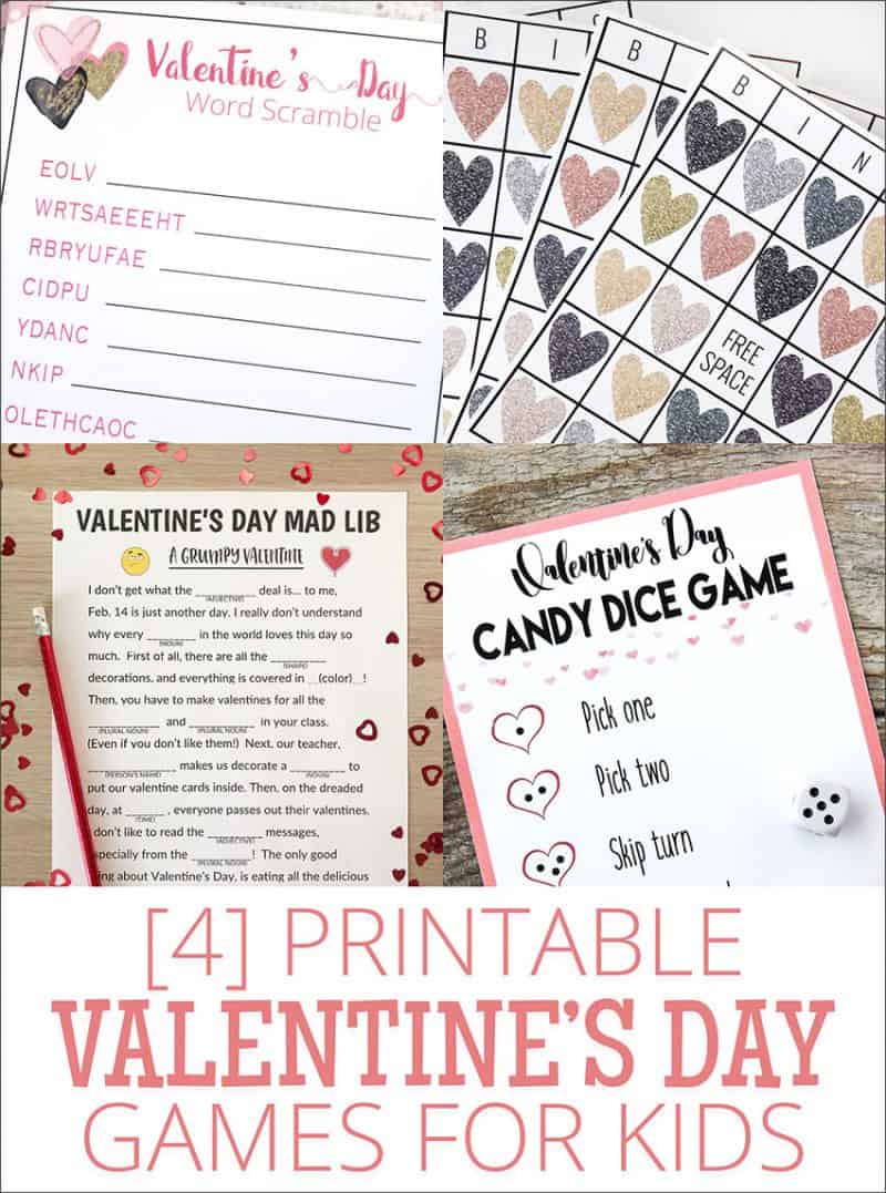 Four Valentine's Day Games for Kids