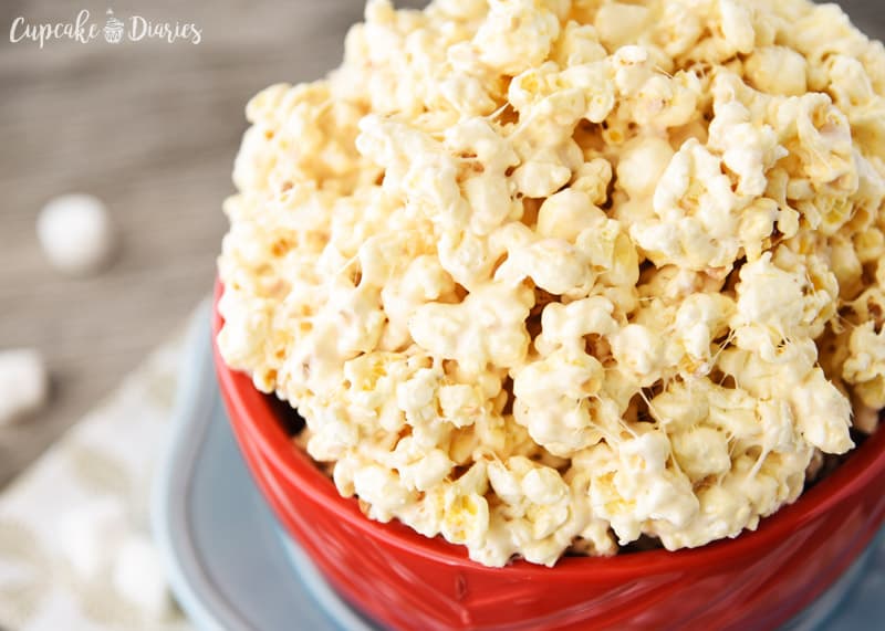 All you need for a relaxing night in is a blanket, your favorite TV show, and this bowl of The Best Caramel Popcorn Ever! You'll agree with me when you make it. It's amazing!