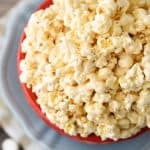 All you need for a relaxing night in is a blanket, your favorite TV show, and this bowl of The Best Caramel Popcorn Ever! You'll agree with me when you make it. It's amazing!