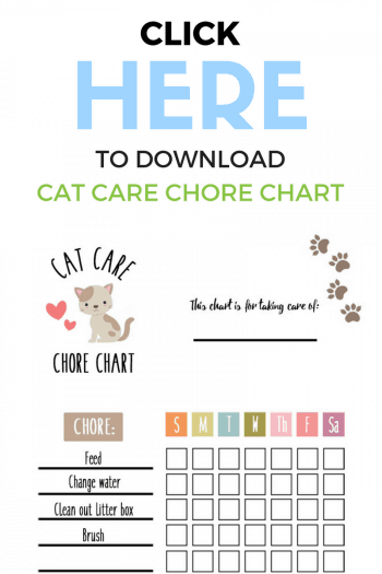 Cat Chore Chart