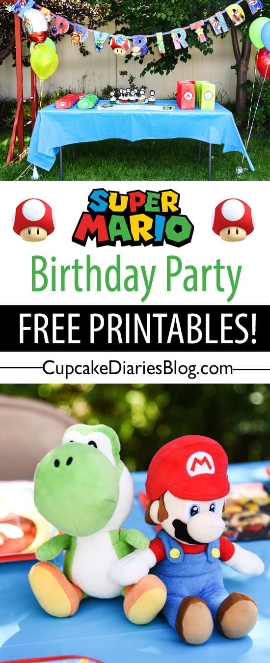 Your Mario fan will love having a Super Mario Bros. birthday party!