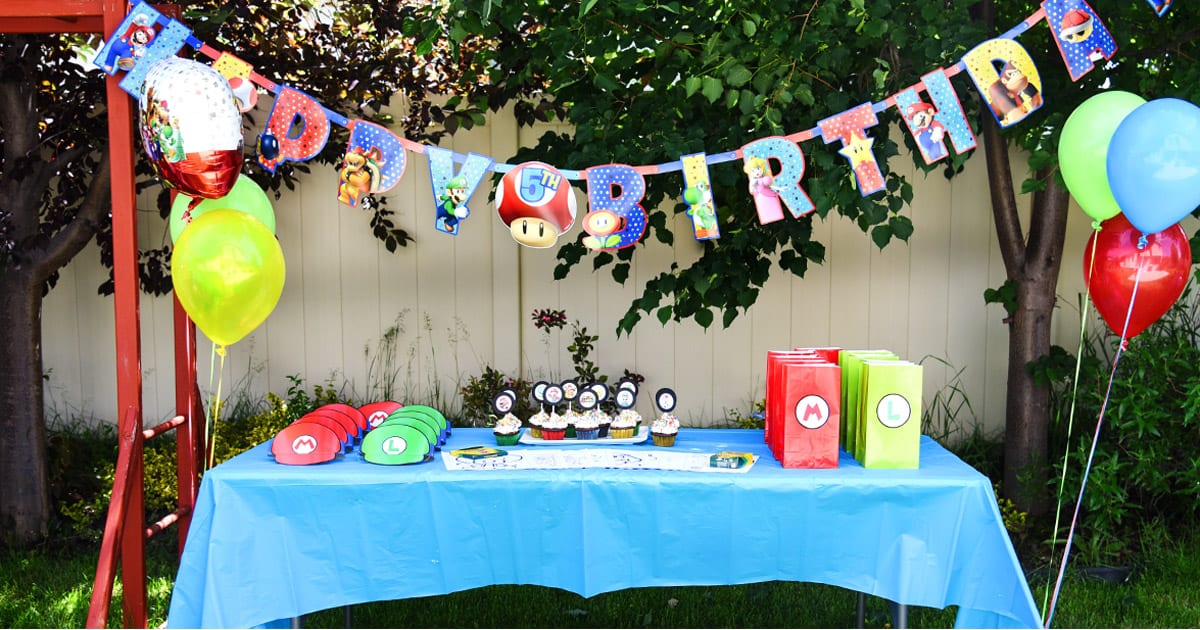 Mario bros party, Mario bros birthday, Super mario bros birthday party