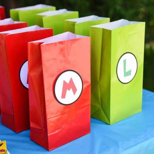 Pop It Theme Goodie Bags with Candy - The Brat Shack Party Store