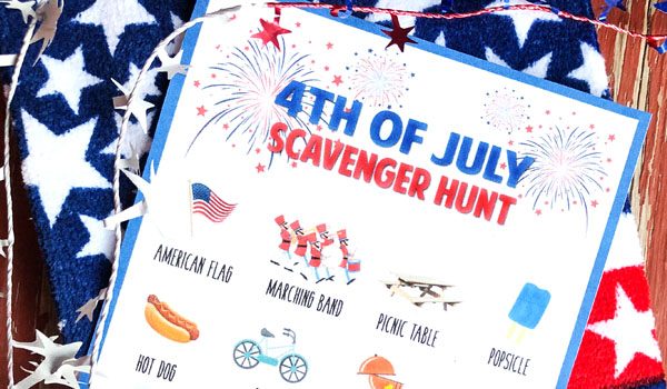 Scavenger hunts are so fun for kids! They're going to love this Fourth of July version.