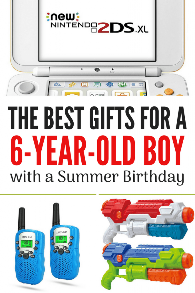 The Best Gifts for a Six Year Old Boy with a Summer Birthday