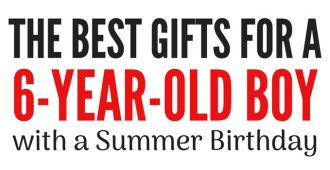Water guns, walkie talkies, and other great gifts for a six-year-old boy with a summer birthday!