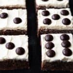 Dice Brownies - A great dessert for Bunco night! These brownies are easy to make and look just like dice.