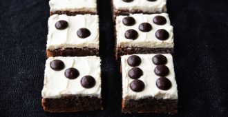 Dice Brownies - A great dessert for Bunco night! These brownies are easy to make and look just like dice.