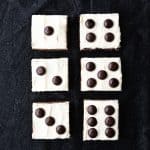 Dice Brownies - A great dessert for Bunco night! These brownies are easy to make and look just like dice.