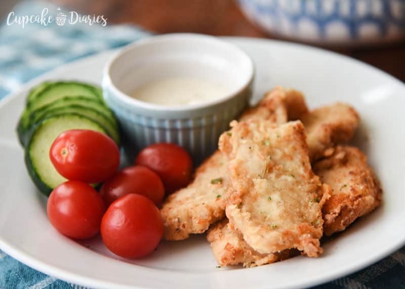 Homemade Low-Carb Chicken Tenders - A classic is made into a healthier version the whole family is going to love!