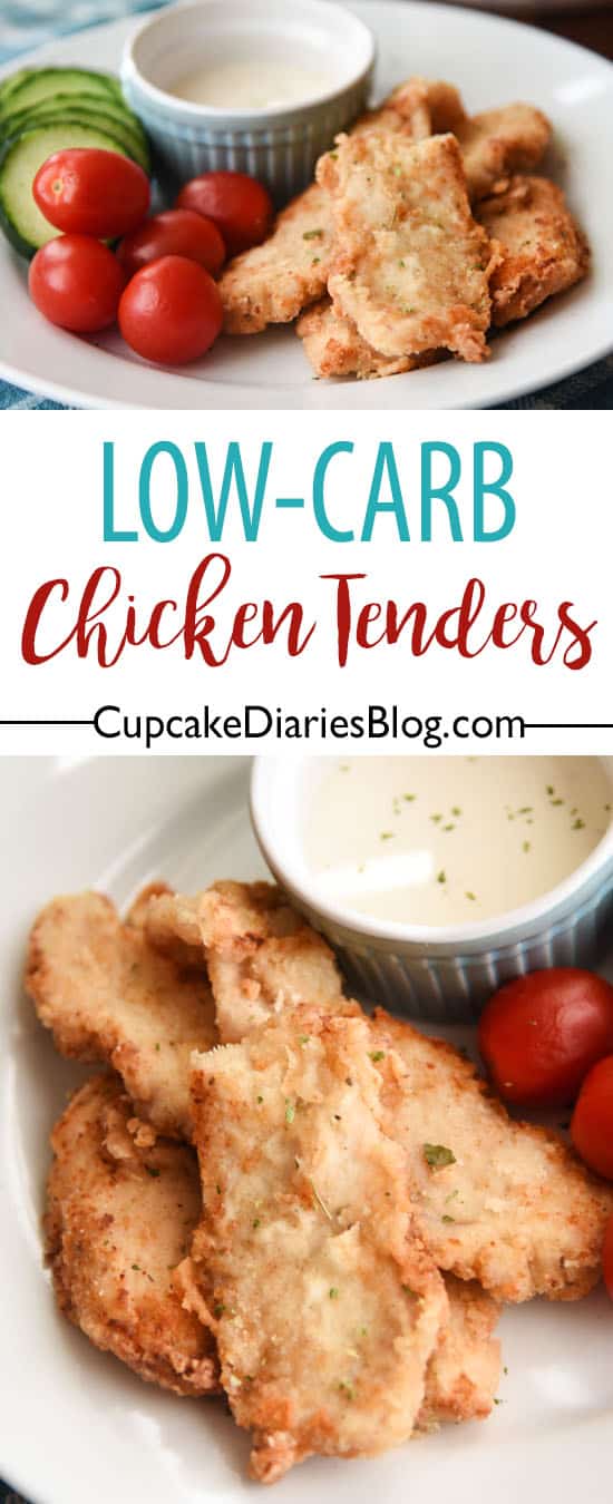 Homemade Low-Carb Chicken Tenders - Cupcake Diaries