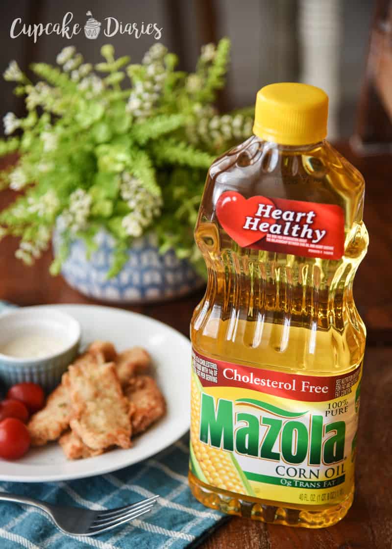 Mazola Corn Oil makes Homemade Chicken Tenders so much lighter and healthier! This low-carb recipe is perfect for the whole family.
