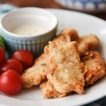 Homemade Low-Carb Chicken Tenders are easy to make and deliciously crispy. Your family will love this healthier spin on a classic!