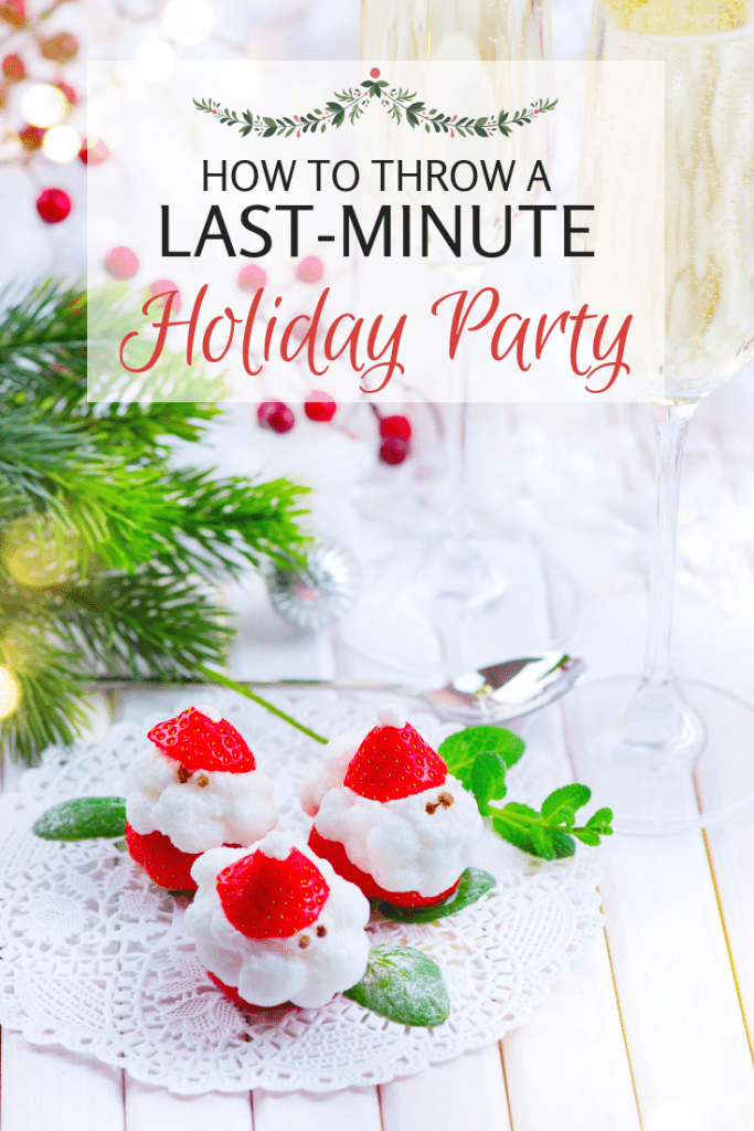 How to Throw a LastMinute Holiday Party Cupcake Diaries