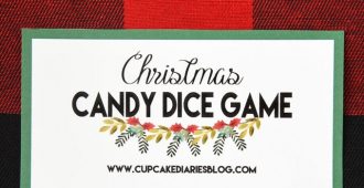 Christmas Candy Dice Game - A fun and easy game for the kids!