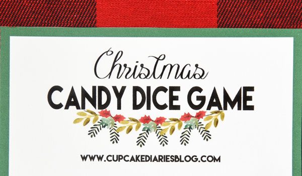 Christmas Candy Dice Game - A fun and easy game for the kids!