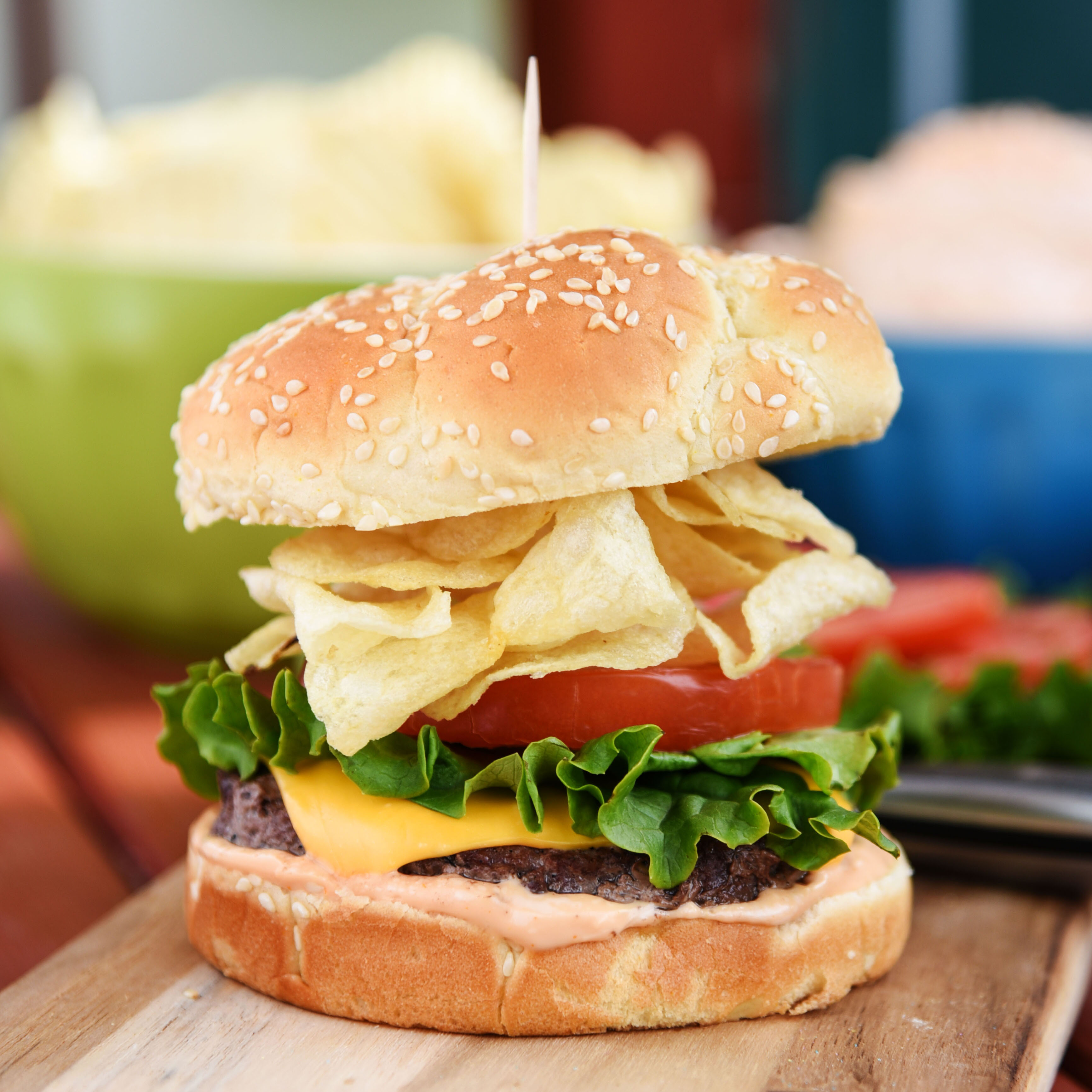 Potato Chip Burgers