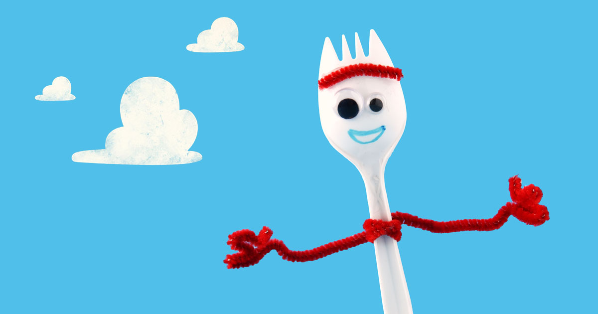 DIY Toy Story Forky Craft