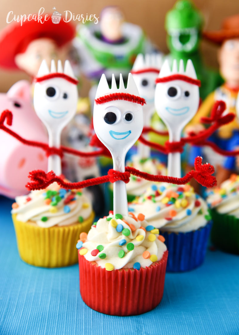 Toy Story Forky Cupcakes - Big Bear's Wife