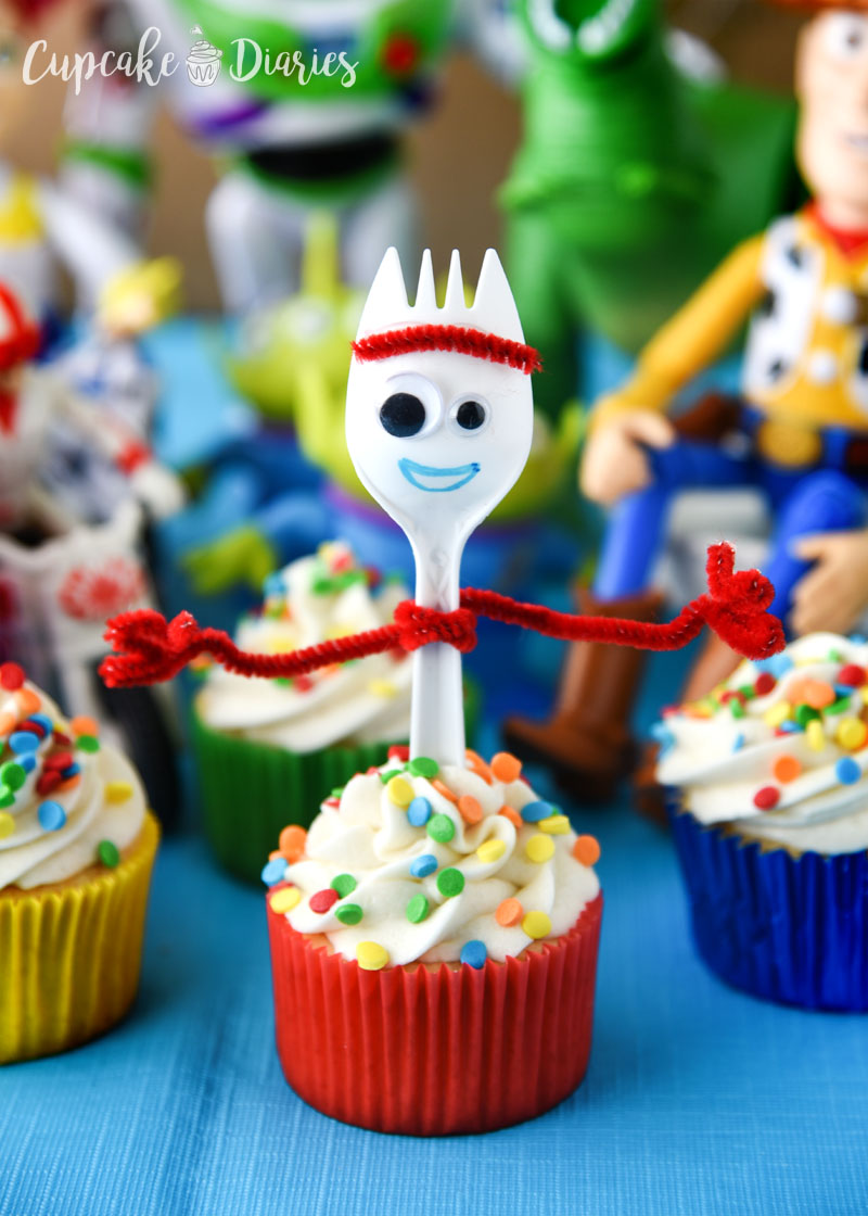 Make Your Own Forky for a Toy Story Party (FREE Printable Labels