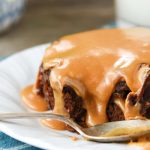 The Best Chocolate Peanut Butter Cake for One is so decadent and topped with a warm peanut butter sauce. Hot, gooey, and ready in five minutes!