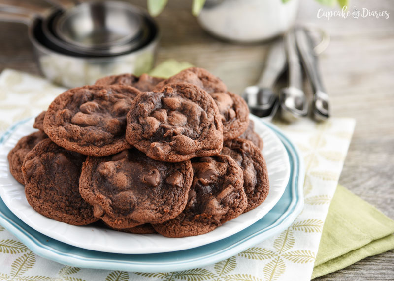 You'll be amazed by the chewy fudginess of these delectable chocolate chip cookies!