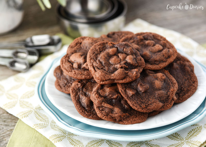Bake a batch of these Chewy Chocolate Chocolate Chip Cookies and you'll never want to make cookie dough the same way again!