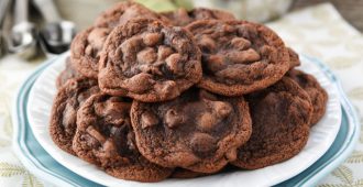 Chewy Chocolate Chocolate Chip Cookies - The most perfectly chewy chocolate cookie you will ever eat!