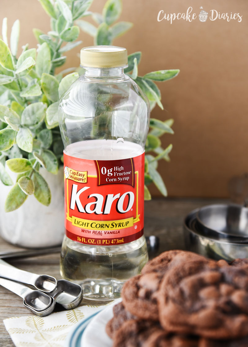 Karo Corn Syrup is the secret ingredient for perfectly chewy chocolate chip cookies!