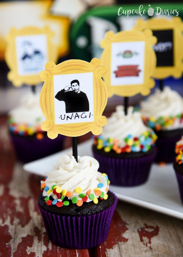 Friends TV Show Cupcakes and Toppers - Cupcake Diaries