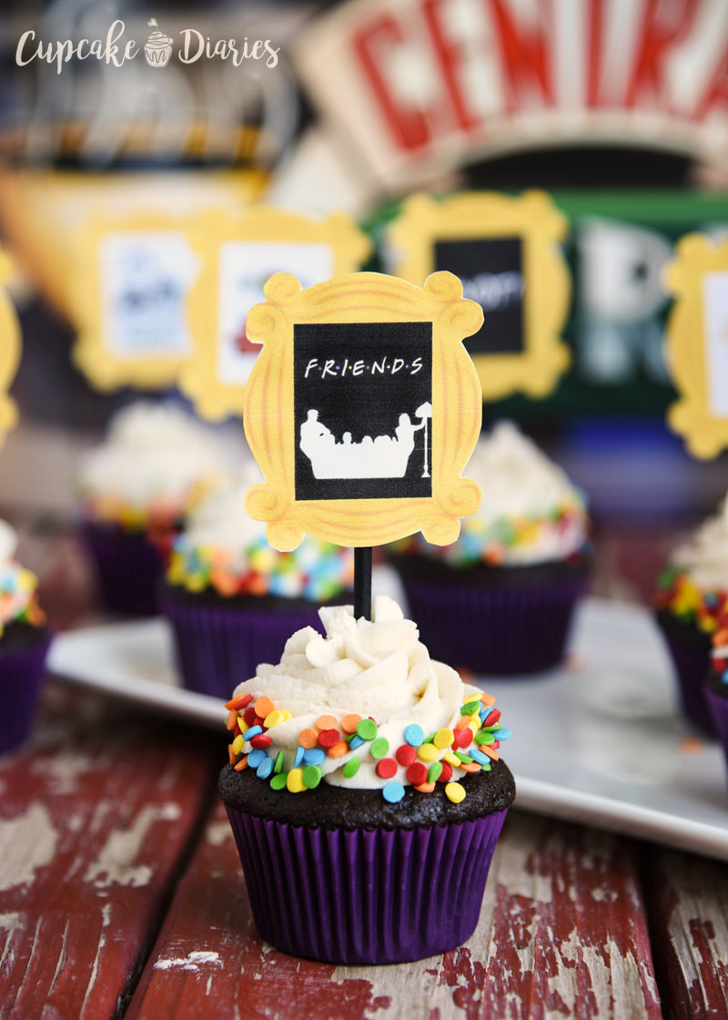 Friends TV Show Cupcakes and Toppers - Cupcake Diaries