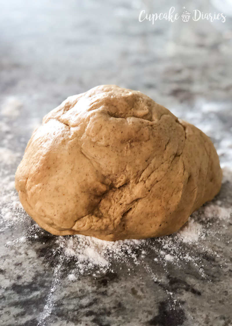 This lovely cinnamon roll dough came together with RapidRise yeast! So much easier to use than Active yeast!