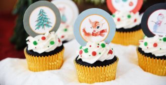 Rudolph and Friends Cupcakes are so whimsical and sweet. They're the perfect dessert for a Rudolph party or any Christmas event!