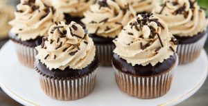 Chocolate Peanut Butter Cupcakes with Peanut Butter Frosting