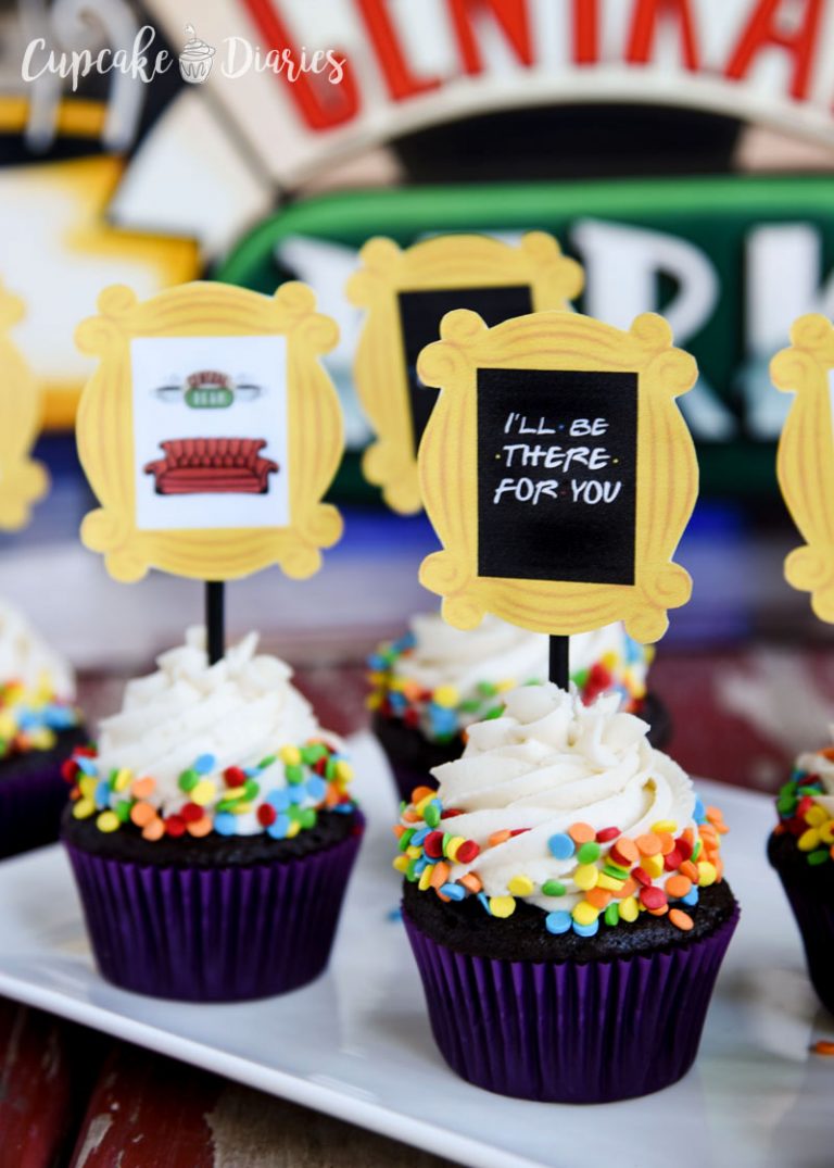 Friends TV Show Cupcakes and Toppers - Cupcake Diaries