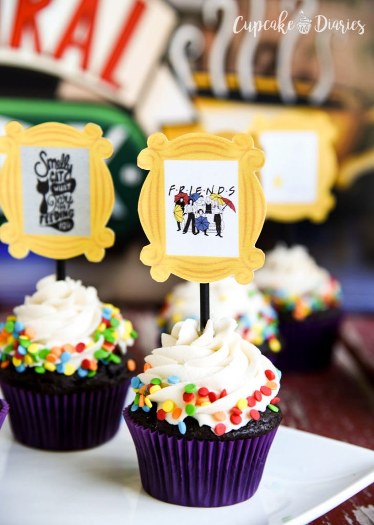 Friends TV Show Cupcakes and Toppers - Cupcake Diaries