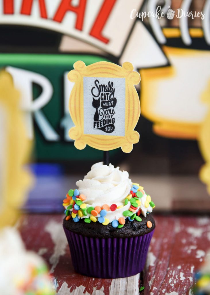 Friends TV Show Cupcakes and Toppers - Cupcake Diaries