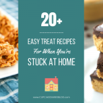 More than 20 easy treat recipes to make while you are stuck at home!