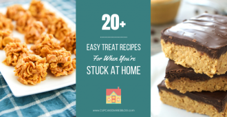 More than 20 easy treat recipes to make while you are stuck at home!